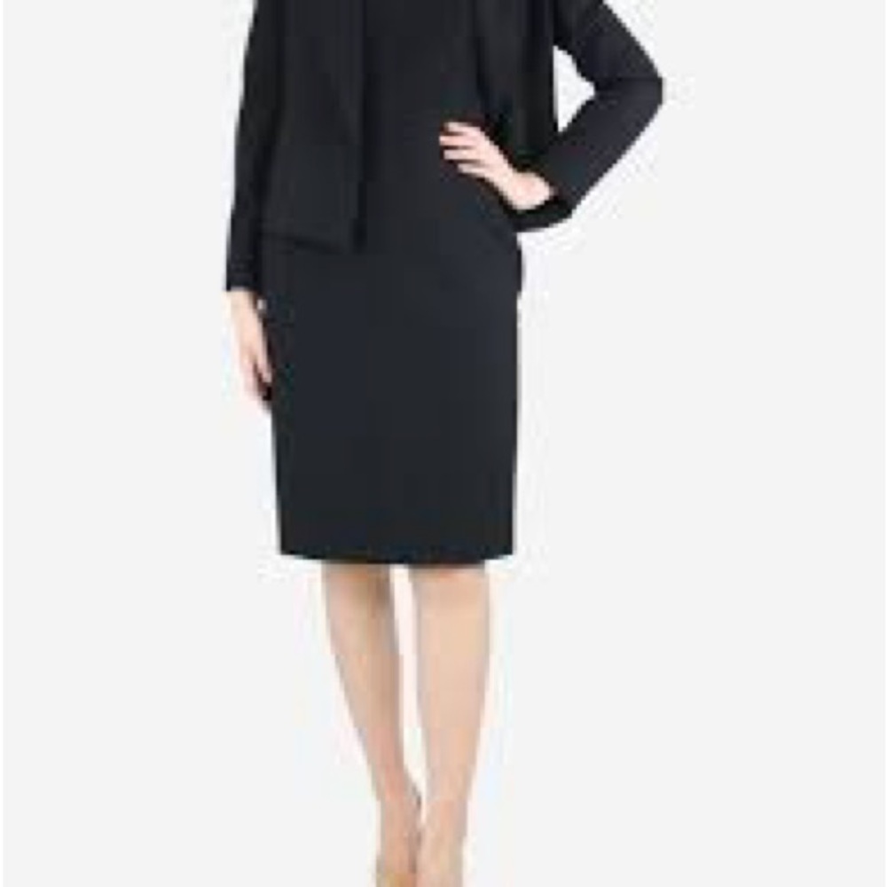 Boss Navy Pinstripe Suit